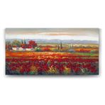 Gelincik Tarlası Manzara Tablosu - 80x40cm