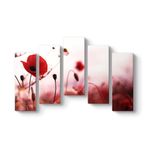 Gelincik Yalnızlık Tablosu 112 x 72-5 Parçalı