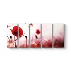 Gelincik Yalnızlık Tablosu 162 x 70-5 Parçalı