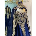 gelinlik ve bindallı modelleri (saks mavisi, 50)