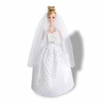 GELİNLİKLİ BEBEK ALİSHA 29CM Kız Erkek Çocuk Oyuncak Eğitici Oyuncaklar