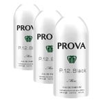 Gelişim Kozmetik Prova p.12. Black Meyveli-Marin Erkek Parfum 120 ml (3 paketi)
