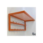 Gelişim Metal ARCHE - Dekoratif Demir Raflı Duvar Askısı - Metal Askılık - Elbise Askısı - Modern Design