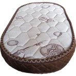 Gelişim Yatak Ahşap Sepet Beşik Yatağı Oval Bambu Yaylı Yatak 40 x 80 cm Antibakteriyel Özellikli