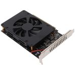 Geliştirilmiş Soğutma Fan Adaptör kartı NVME M.2 - PCIE X16 4 bağlantı noktası 32Gbit / S Genişletme kartı Bilgisayar aksesuarları Için