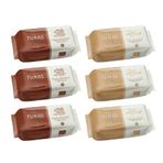Geltat Tunas Kakaolu ve Sade Tahin Helvası 200 gr 6 lı Karma Paket