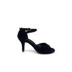 GELTONY SHOES 𝐕𝐄𝐋𝐕𝐄𝐍𝐀 | 𝐆𝐄𝐋𝐓𝐎𝐍𝐘® El Yapımı Deri Siyah Süet Topuklu Ayakkabı Tango • Düğün • Özel Gün
