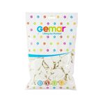 Gemar 10 inç Lateks Balonlar, Pastel Beyaz, 100'lü Paket, G90/11