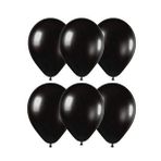 Gemar 100Lü İthal Siyah Metalik Balon