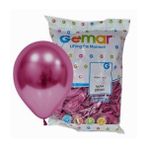 Gemar 100'lü Metalik Pink Rose Balon 13*5 60292024