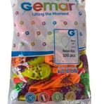 Gemar Balon GDF90 26Cm 100Lü Baskılı Neon