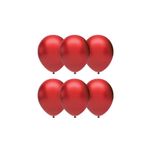 Gemar İthal 100Lü Kırmızı Metalik Balon