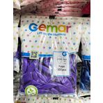 Gemar Parti Doğum Günü Organizasyon Balon - 33 Cm. - Mor - 100 Adet