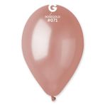 GEMAR SRL 100 Sedef balon Pembe Altın Rengi