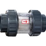 Gemaş 90 mm Yaylı Şeffaf Çekvalf