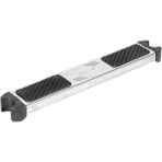 Gemaş Paslanmaz Çelik AISI 304 Lastik Pedli 38 mm Boru İçin Genişlik 500 mm Eğimli Kalite Merdiven Basamağı