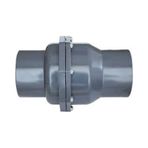 Gemaş PVC İki Parçalı Gövde Civatalı 75 mm Çalpara Çekvalf