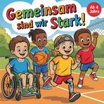 Gemeinsam sind wir stark!: Ein inklusives Sport-Malbuch für Kinder ab 4 Jahren mit fantastischen Ausmalbildern, Rätseln und tierischen Freunden.