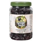 Gemlik Nazlısı Doğal Salamura Siyah Zeytin 351-380 700 G (3'Li Paket)