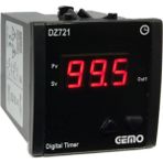 Gemo DZ721-230VAC ,72X72MM 110V..220VAC KONTAK-2A1K Zaman Röle - 0 - Siyah