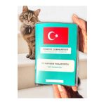 Gempo Şeffaf Pet Pasaport Kabı Kılıfı Su Geçirmez Evcil Hayvan Pasaport Kılıfı