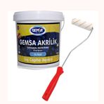 Gemsa Akrilik Hardal 3 kg Dış Cephe Boyası