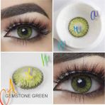 Gemstone Green/ Hareli Renkli Yeşil Göz Kirpik Lens / Yıllık Kullanım Için Doğal Renkli Seçenek