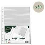 Gen-Of A4 100 Adet 30 Paket Poşet Dosya