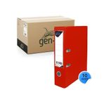 Gen-Of Geniş Kırmızı 10'lu Plastik Klasör