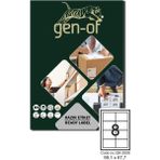 Gen-Of GK-2008 99.10x67.7 800 Adet Lazer Etiket