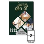 Gen-Of GK-2102 210x148.5 200 Adet Laser Etiket