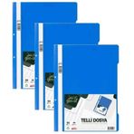 Gen-Of Mavi 50'li 3 Paket Telli Dosya