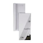Gen-Of Silikonlu 105x240 mm 110 gr 100'lü Beyaz Penceresiz Diplomat Zarf