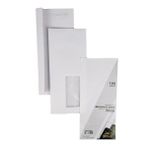 Gen-Of Silikonlu 105x240 mm 110 gr 500'lü Beyaz Pencereli Diplomat Zarf