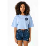 Gen V Godolkin University Emblem Bebe Mavi Kadın Crop Tshirt