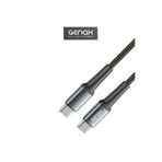 Genax iPhone 15/15 Pro/16/16 Pro P Uyumlu D Type-C Hızlı Şarj Kablosu - Siyah, 127GNXQ121