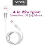 Genax Xiaomi Mi 10 / 10 Lite Zoom / 10T / 10T Lite / 10T Pro Uyumlu 33W Turbo Şarj Aleti - Beyaz