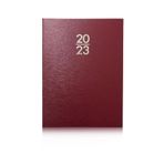 GENC DIJITAL BASKI 2023 Gizli Spiralli Günlük Ajanda, 17x24 cm, Bordo 1758-BORDO