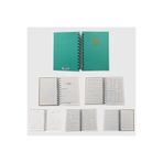 Genç Dijital Baskı 2023 Spiralli 12x17 cm Günlük Ajanda, Yeşil G4127YESIL