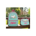 GENC DIJITAL BASKI Harry Potter Hogwarts Academy Okul Çantası ve Beslenme Çantası, Çok Renkli, Unisex