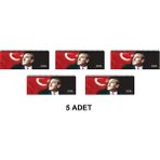 GENC DIJITAL BASKI Keskin 2026-AJ-65 12*33,5 Spr.haftalık Masa Ajandası-Atatürk (5 Adet)