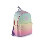 GENC DIJITAL BASKI Rainbow Color Okul Çantası, Çok Renkli, Kadın/Kız