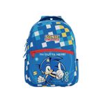 GENC DIJITAL BASKI Sonic Okul Çantası, Renkli