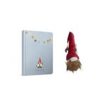 Genc Dıjıtal Baskı Yılbaşı Konsept Hediyelik -(Sert Kapaklı A5 Defter+ Yılbaşı Noel Baba Dekoratif Süs)