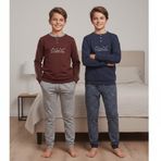 Genç Erkek Pamuklu 2 Adet 2'li Pijama Takımı AL001 V1, AL003 V1 BB2458