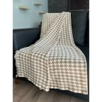 Genç Ev Home Lüks Pamuklu Koltuk - Çekyat Örtüsü 170X210 Çift Taraflı Terletmez Kaymaz Toplanmaz - 170 x 210 cm - Bej