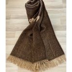 Genç Ev Home Scotch Dizlik - Tv Battaniye 130 x 170 cm Tv, Yün Battaniye - % 100 Saf Yün - Wool - Açık Kahverengi