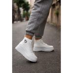 Genç Kadın Basket Sneakrs Bot - Beyaz
