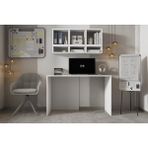 Genç Odası Çalışma Masası - Depolama Alanlı ve Modern Tasarım Ofis Masası PNR-CMS-1040 - Beyaz