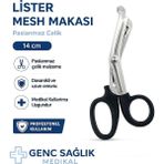 Genç Sağlık 14 cm Küt Uçlu Çelik Flaster Makası